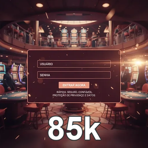 Tela de suporte do 85k com regras e segurança