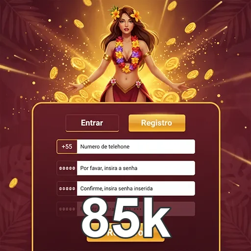 Tela de segurança da conta e regras no app 85k